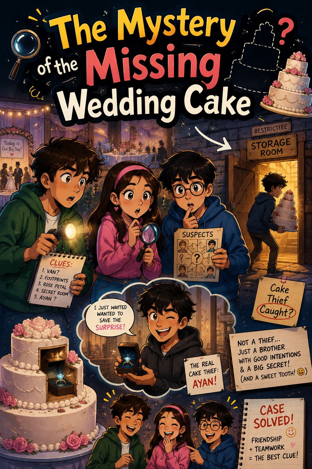 The Mystery of the Missing Wedding Cake cover