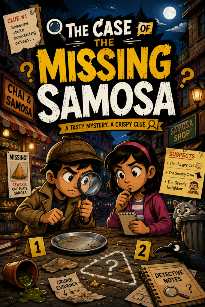 THE CASE OF THE MISSING SAMOSA cover