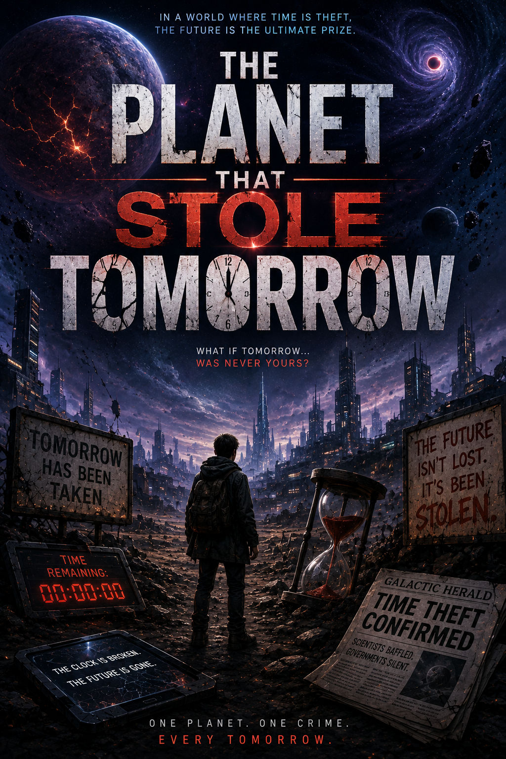 THE PLANET THAT STOLE TOMORROW cover