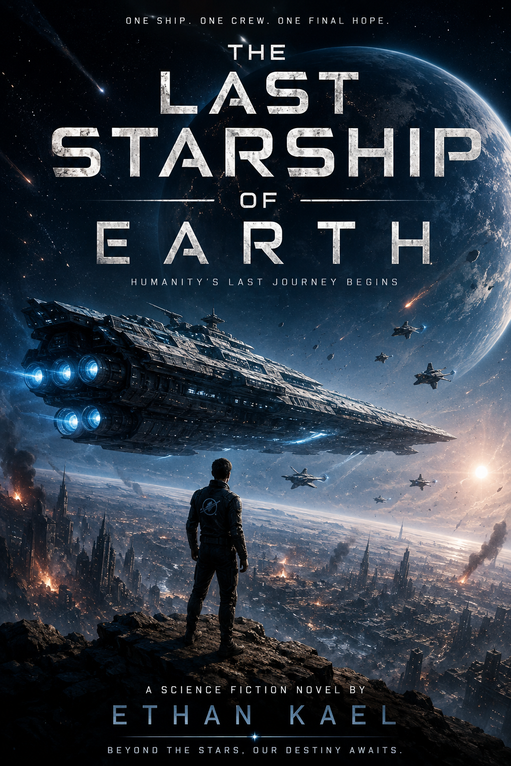 THE LAST STARSHIP OF EARTH cover