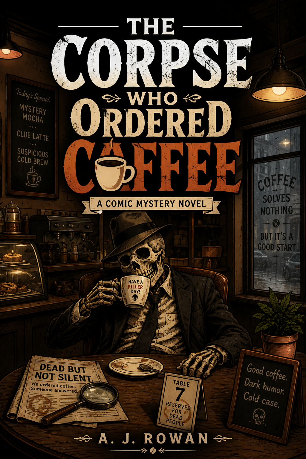 THE CORPSE WHO ORDERED COFFEE cover