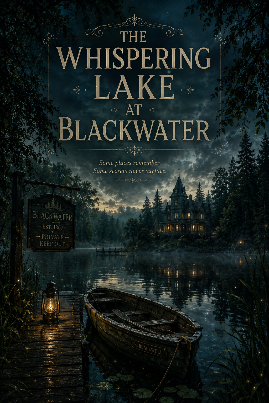 THE WHISPERING LAKE AT BLACKWATER cover