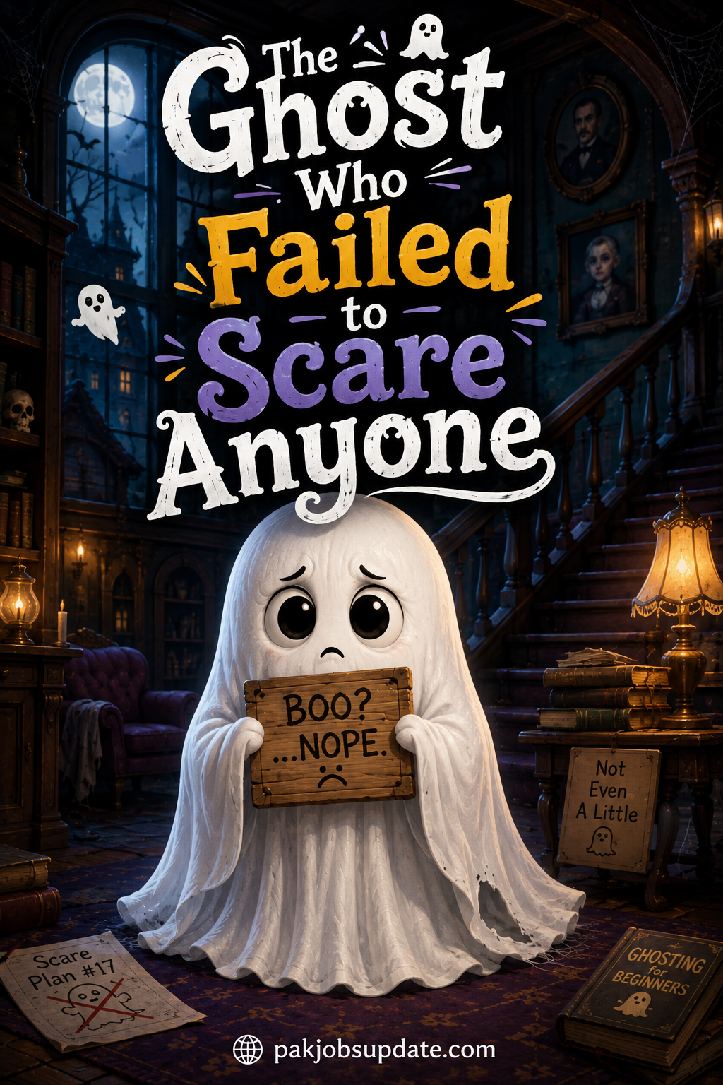 The Ghost Who Failed to Scare Anyone cover