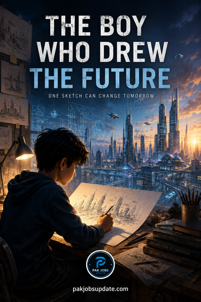 THE BOY WHO DREW THE FUTURE cover
