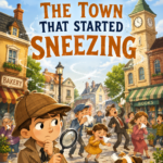 THE CASE OF THE TOWN THAT STARTED SNEEZING cover