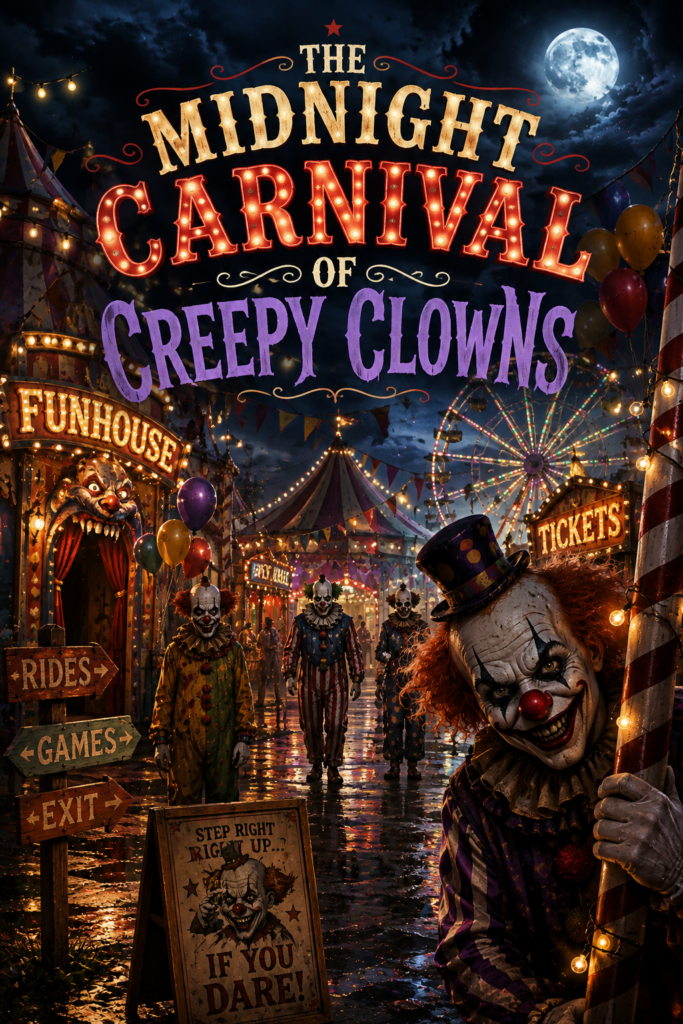 THE MIDNIGHT CARNIVAL OF CREEPY CLOWNS cover