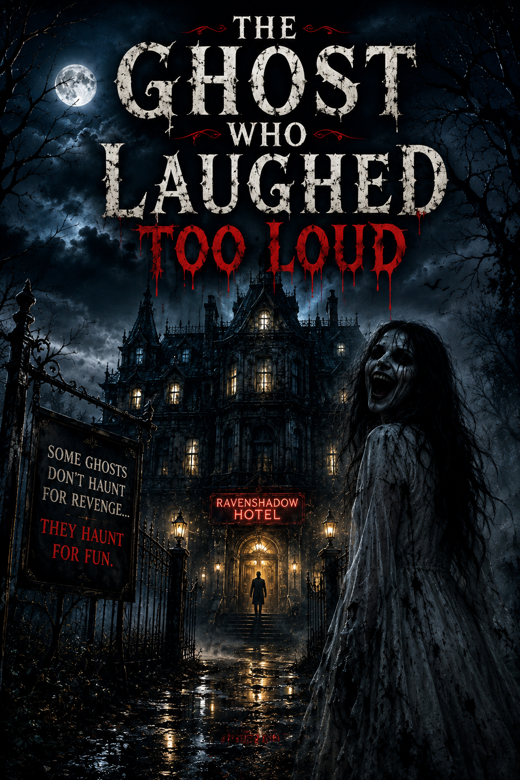 THE GHOST WHO LAUGHED TOO LOUD cover